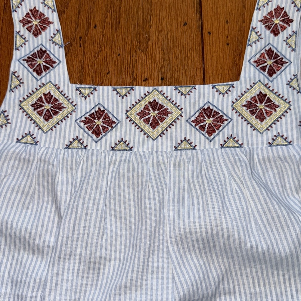 Precious XS Madewell, pinstriped suntop- perfection! - Picture 2 of 4